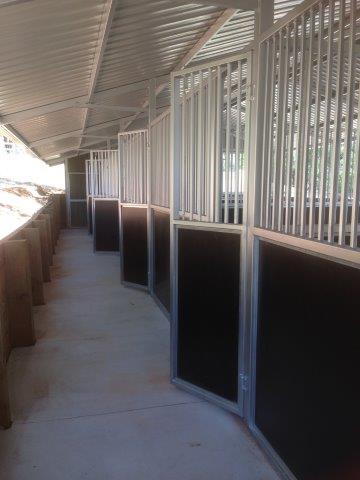 Full feed doors to back of stables easy access